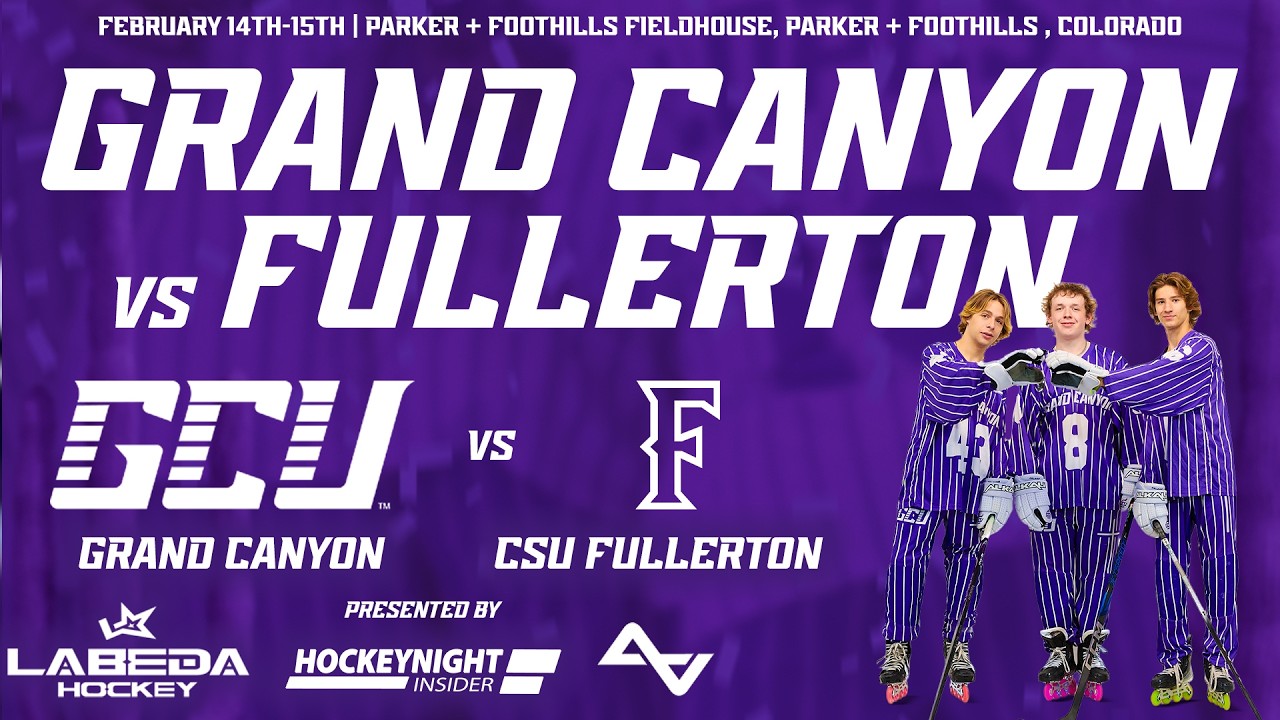 Grand Canyon D1 vs CSU Fullerton D1 | College Roller Hockey