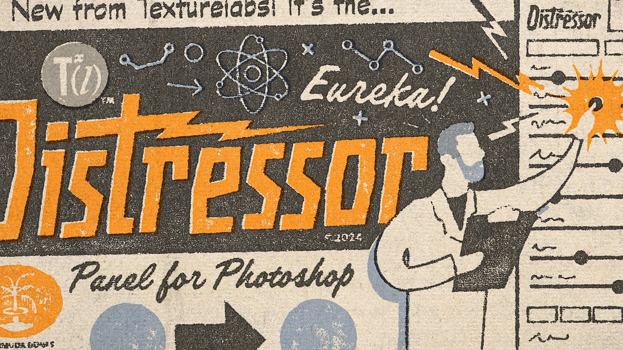 Новый плагин Texturelabs для Photoshop // Универсальная панель винтажных эффектов!