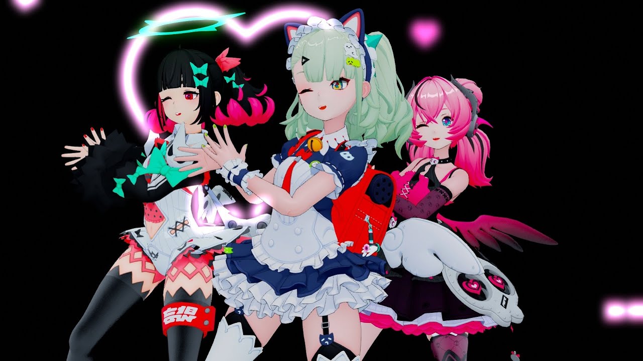 Sunna + Aria & Nangong Yu | MONTAGEM HIKARI【Zenless Zone Zero MMD】#sunna #aria #nangongyu #mmd 