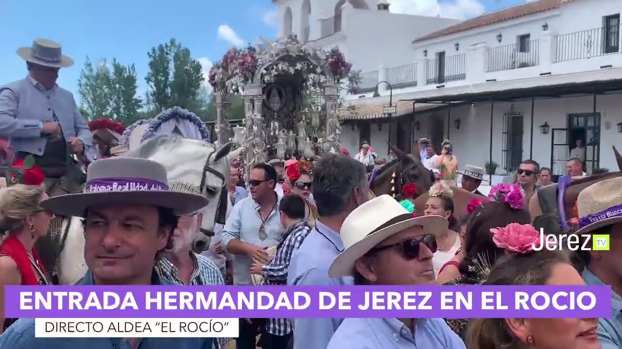 #DIRECTO | ENTRADA HERMANDAD DEL ROCÍO DE JEREZ EN LA ALDEA #Jerez #live #JerezTV #ElRocio #Rocio…