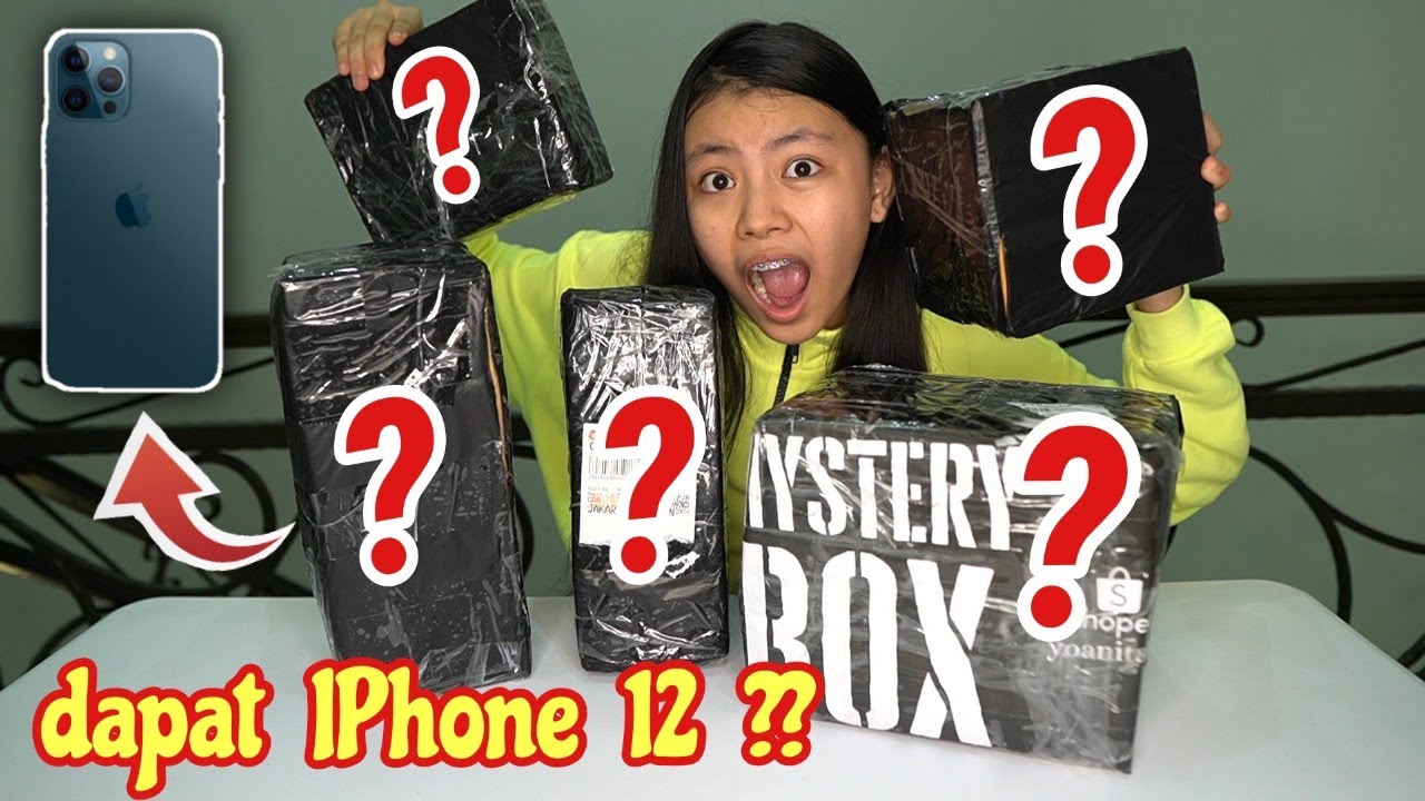BELI MISTERY BOX IPHONE 12 PR0 MAX ! Langsung Unboxing !