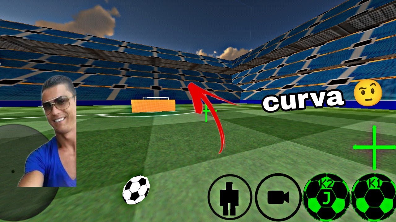 Chute com curva estilo R . carlos #3d SOCCER