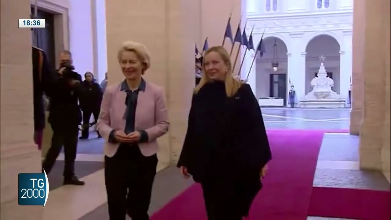Meloni incontra Von der Leyen: 