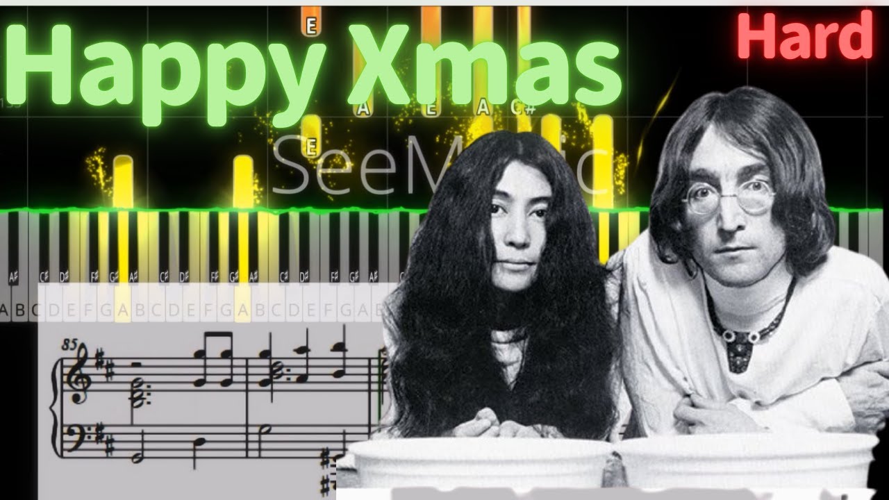 [Piano Cover] Happy Xmas (War is Over) - John Lennon & Yoko Ono - Hard [Sheet music]