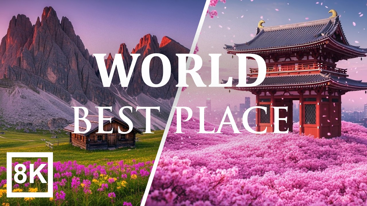 8K Video | World's Best Place in Ultra-HD 8K | 120 FPS