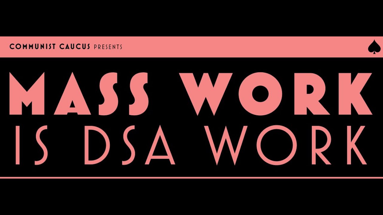 Mass Work is DSA Work