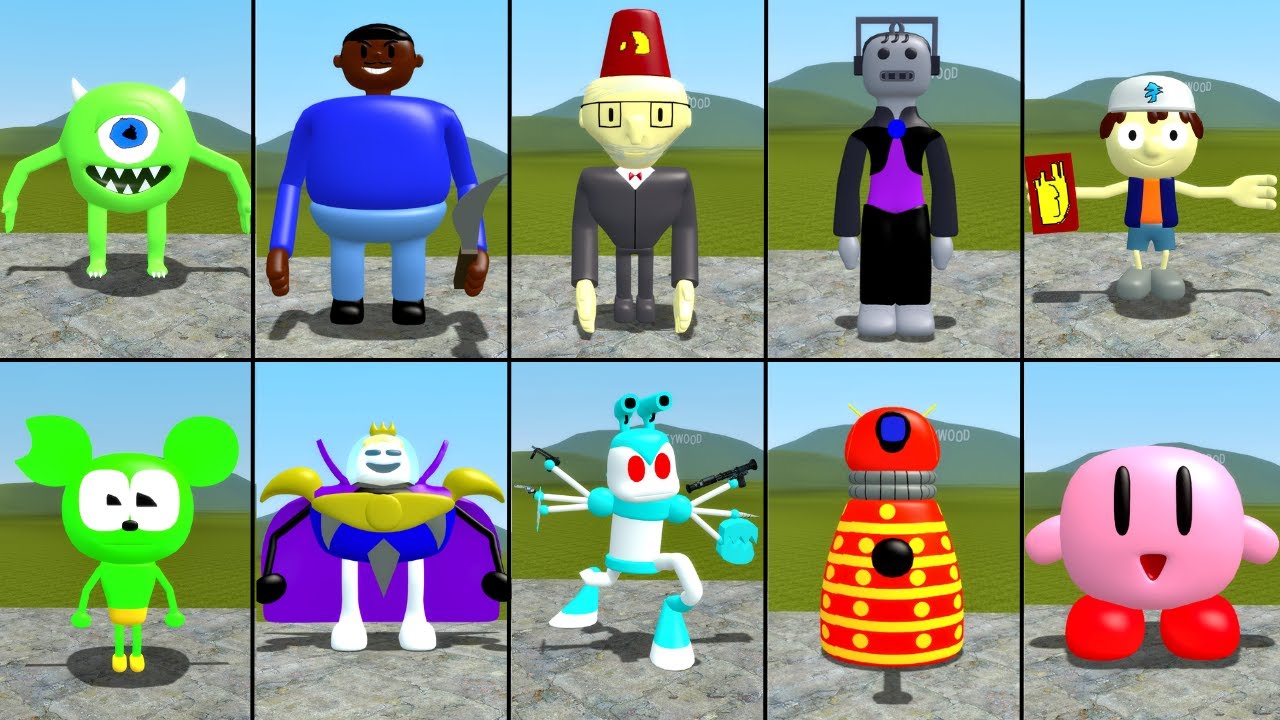 PLAYING AS NEW 3D MEMES NEXTBOTS (JUNE UPDATE V6) IN Garry's Mod