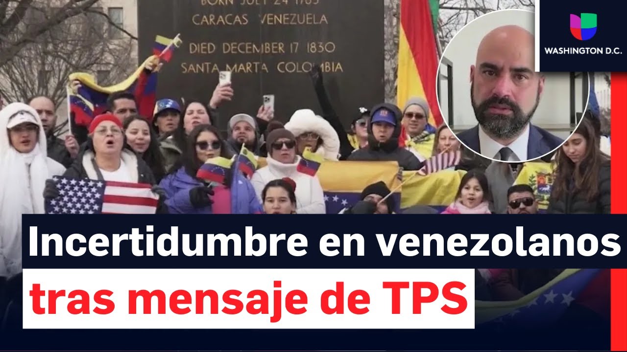 Incertidumbre para venezolanos tras mensaje del DHS sobre TPS que contradice palabras de Kristi Noem