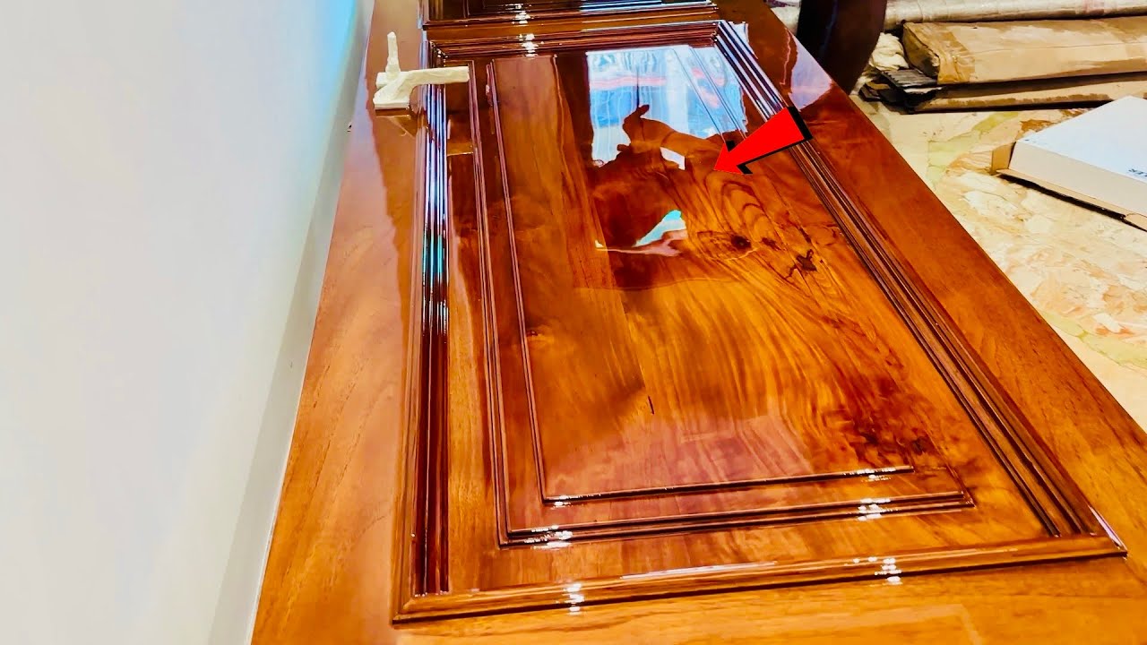 How to do Pu Polish on Wood ll लकड़ी पर पीयू पॉलिश कैसे करें? Emporio Glass Apply Pu Polish 2025