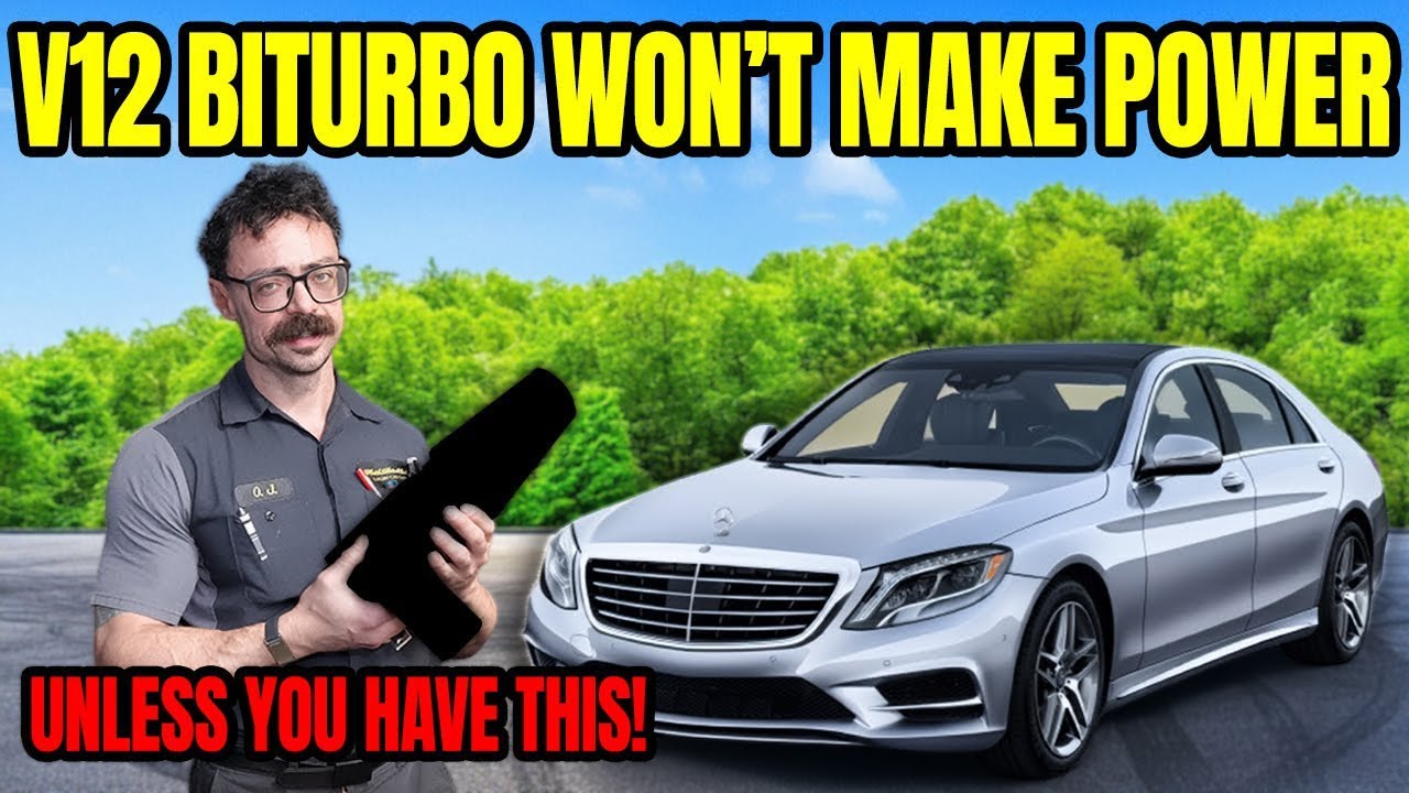 Big Turbo Upgrade AMG V12 Would Not Make Power Until We Built A Mercedes S65 m279 m275 Air Flow Mod