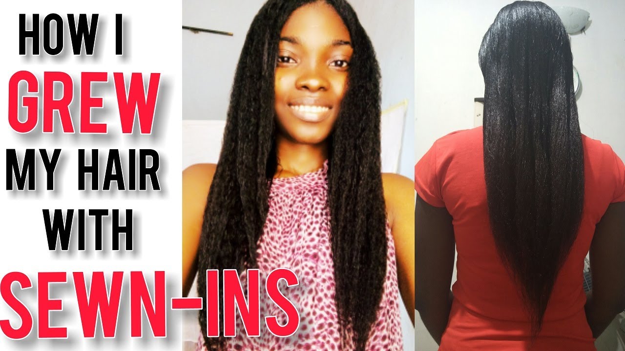 HOW TO USE SEWN IN TO GROW YOUR HAIR: WAIST LENGTH RELAXED HAIR: HAIRLISTABOMB