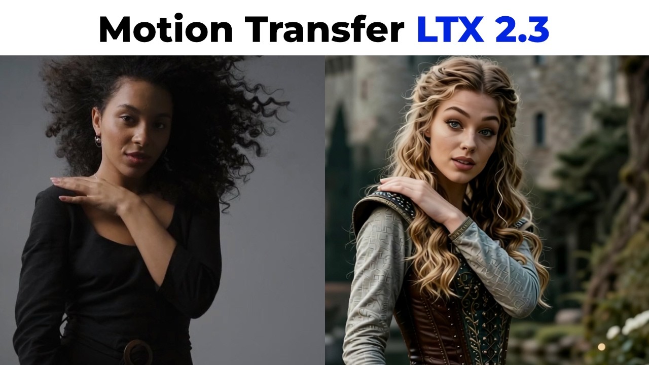 Transfer Motion From Video to AI Character LTX 2.3 | ComfyUI Tutorial
