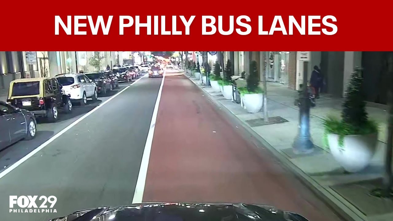 Philly's new red bus lanes: What to know