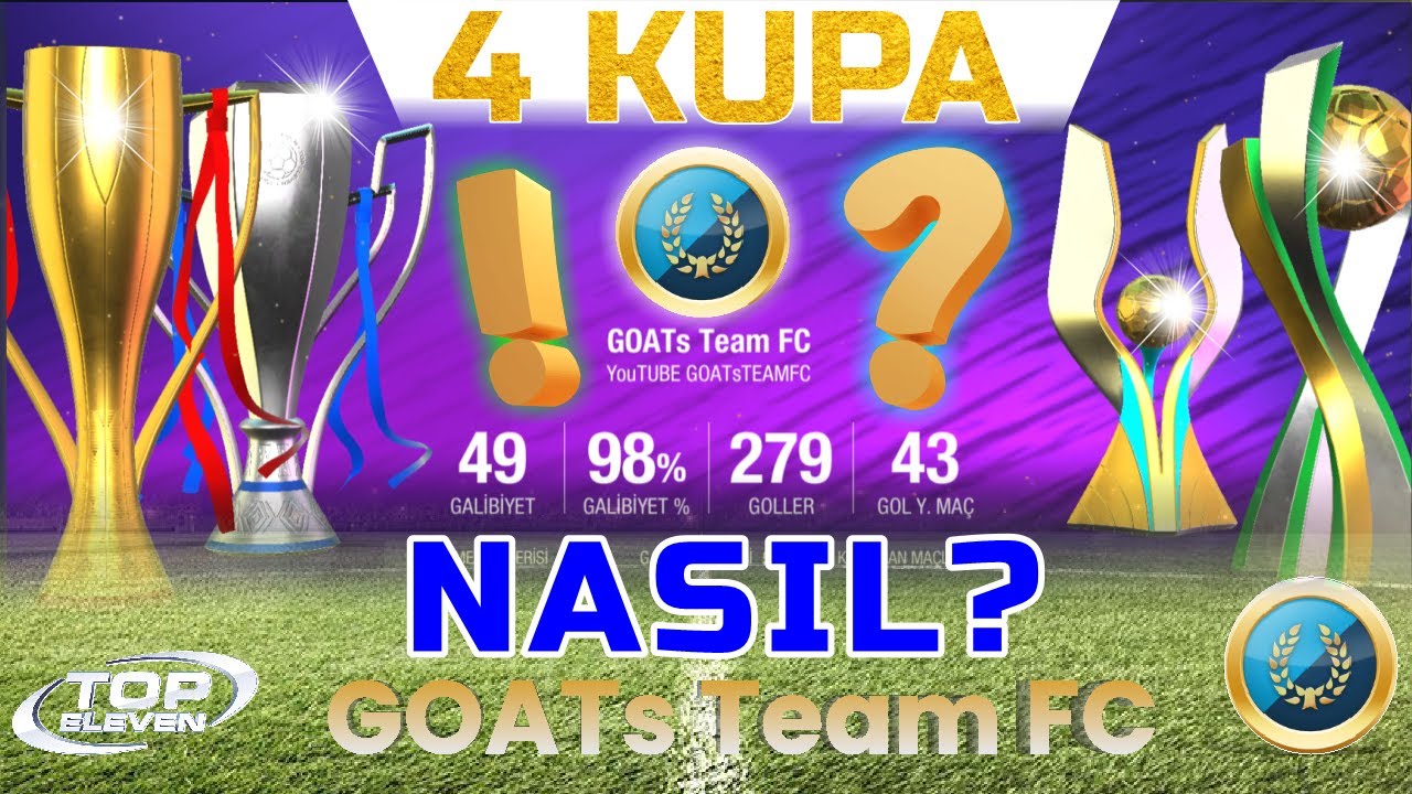 ⚽️ 4-WAY CUP IN TOP ELEVEN 🏆🏆🏆🏆 КАК МЫ СДЕЛАЛИ? 💯GOATsTeamFC🐐