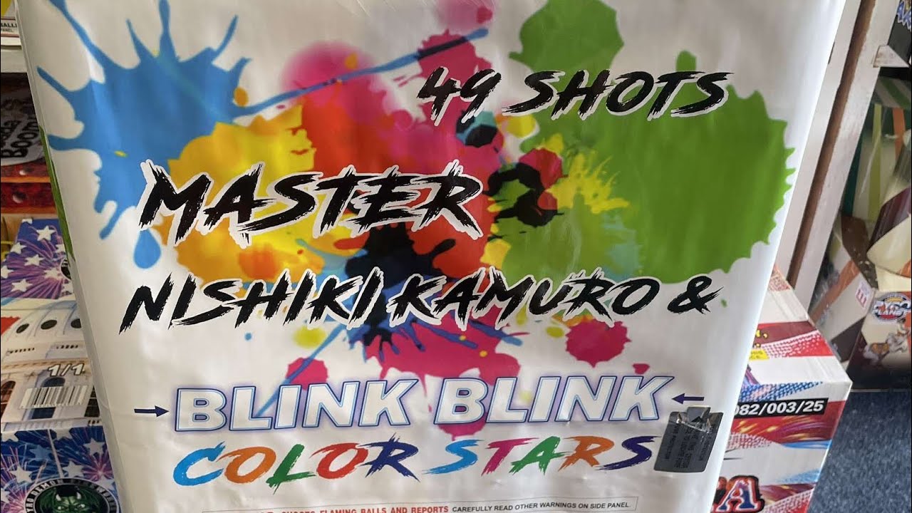 NEW FOR 2025!! MASTER NISHIKI KAMURO & BLINK BLINK COLOR STARS 49S 2”!!