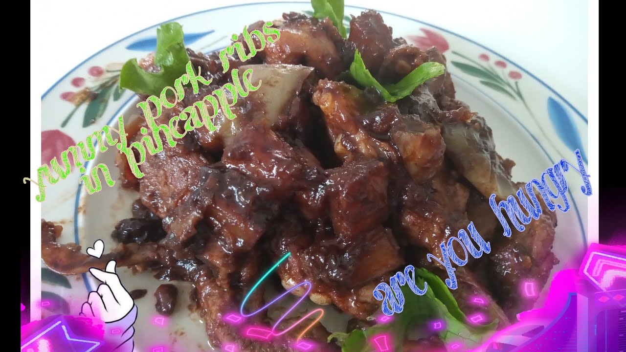 Easy Cook bah hanap nyo try this pork ribs in pineapple