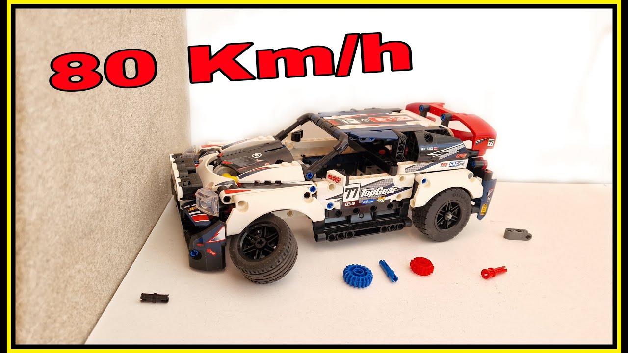 Lego Technic 42109 Top Gear CRASH 🚨 80 KM/H - 50 MPH 🚨 Lego Technic CRASH TEST