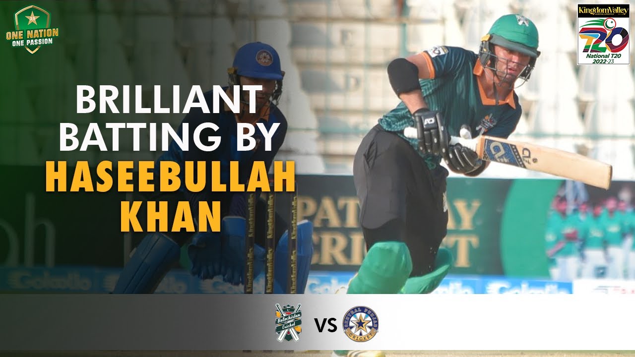 Brilliant Batting By Haseebullah Khan | Balochistan vs CP | Match 18 | National T20 2022 | MS2T