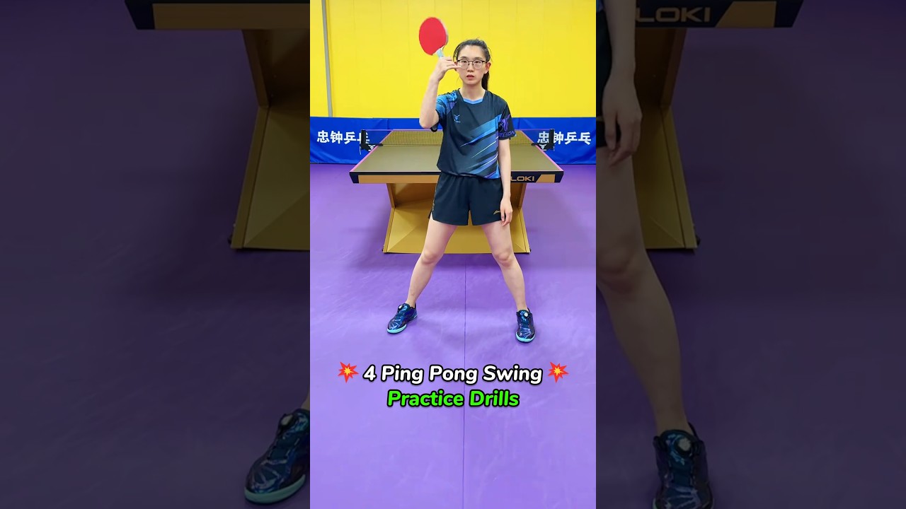 4 Ping Pong Drills to Boost Your Footwork and Timing #tabletennis #pingpong