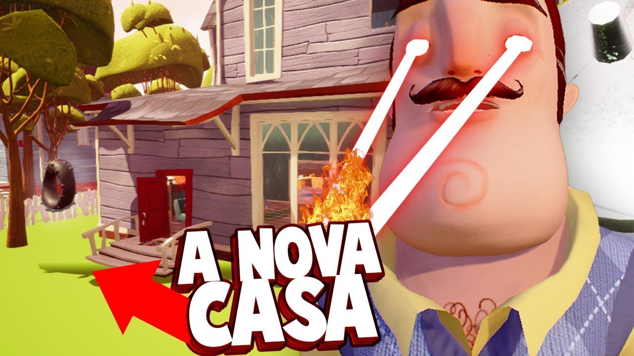 NOVA CASA DO VIZINHO ESCONDIDA NO CÓDIGO DO JOGO?! A CASA DO FIM DO JOGO!!! | Hello Neighbor (NOVO)