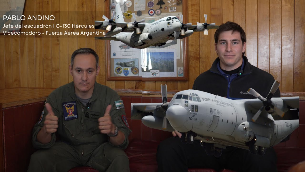 ¿Qué hacen los Hércules en Argentina? Entrevista al Vicecomodoro Andino, jefe del Escuadrón I C-130