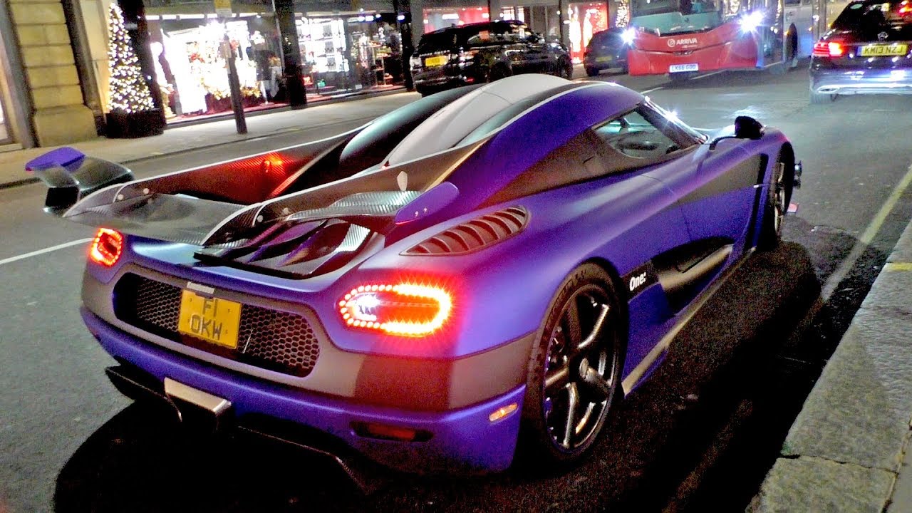 $6.5Million, 1340 HorsePower KOENIGSEGG ONE:1 on the road in London!