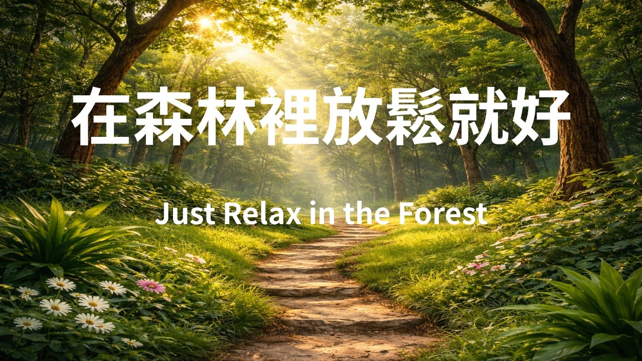🍃森林裡的自然療癒聲音🍃Natural Healing Sounds in the Forest #NatureSounds #NaturalHealing #心靈放鬆#RelaxingMusic