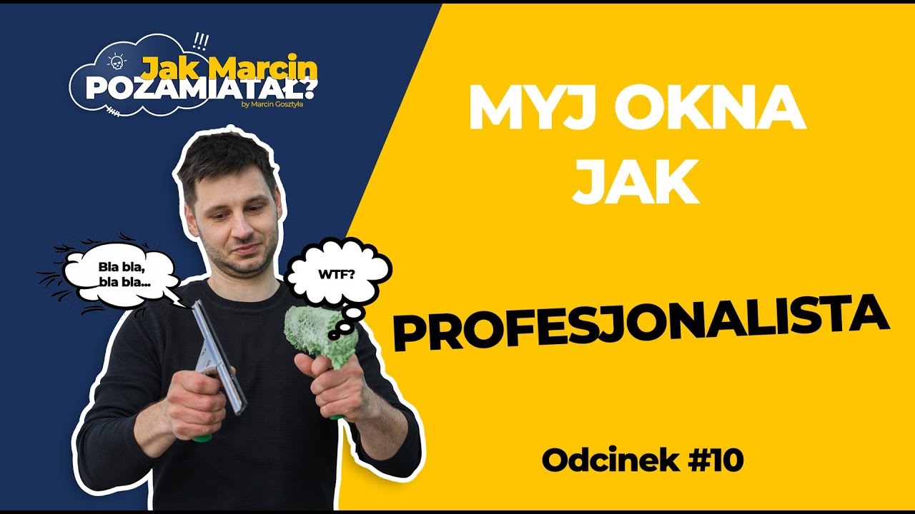 Myj okna jak profesjonalista! Szybki poradnik, jak sprawnie i skutecznie myć okna.  |  Odc. 10