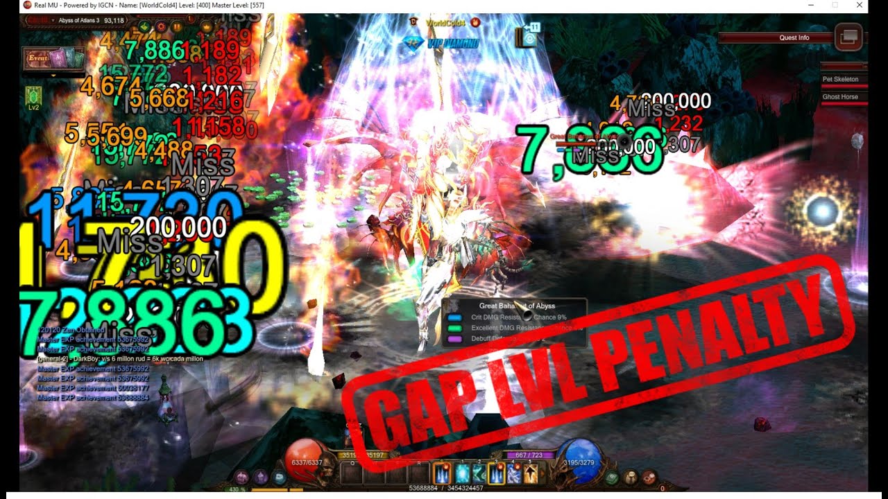 Leveling up with Gap Level Penalty | Lvl 800 - 1000 | November 28, 2025 | Real MU Season 20 Part 2-2