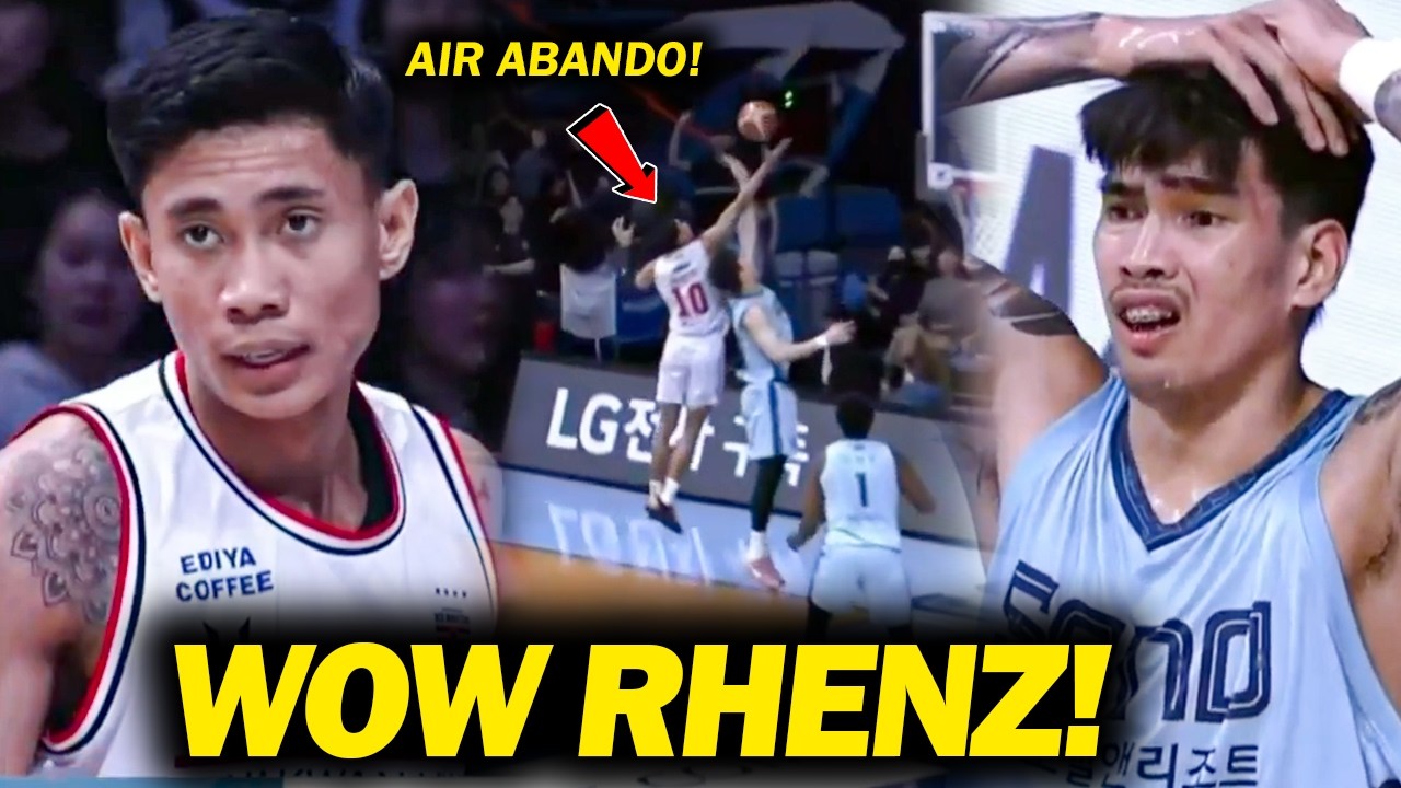 Lumipad si Rhenz Abando sa Kanyang Rebound! Pisikalan si KQ at Rhenz! Epic Ending Game-winner!