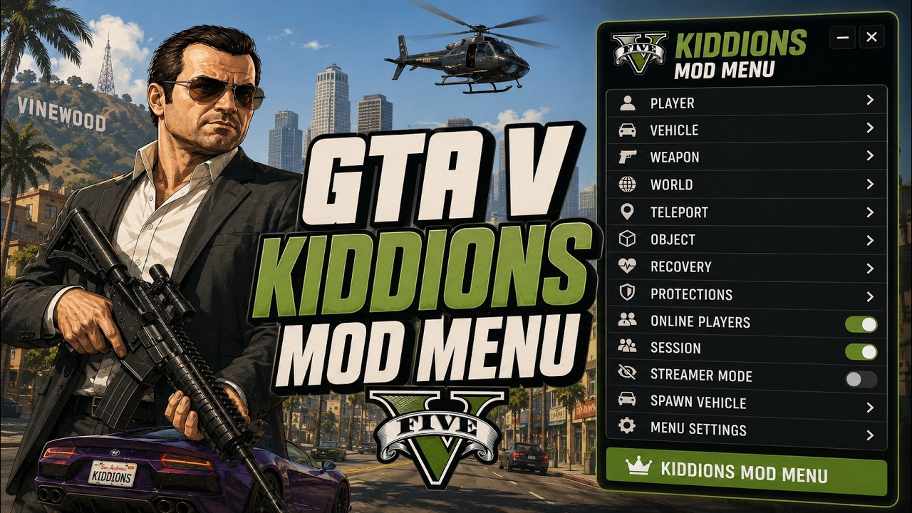 GTA V Mod Menu PC 2026 / Free Online Cheat, Money Hack & Mods [WORKING]