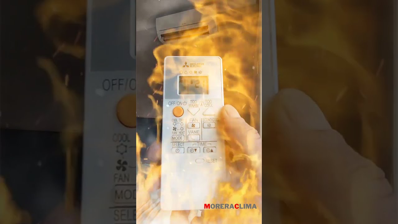 COMO FUNCIONA MANDO AIRE ACONDICIONADO MITSUBISHI MSZ HR | Usar Control remoto Aire | Programar hora