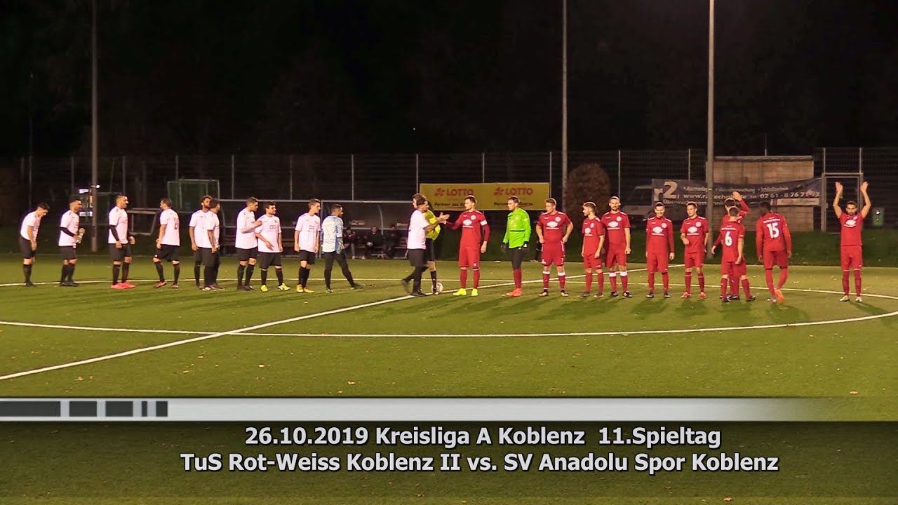TuS Rot-Weiss Koblenz II vs. SV Anadolu Spor Koblenz