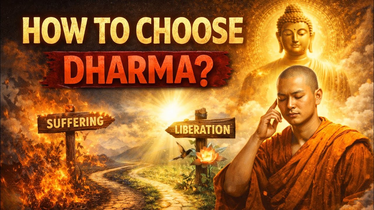 How to Choose Your Dharma and End Your Confusion Forever. #monk #buddhism #love #youtubevideo #fypシ 