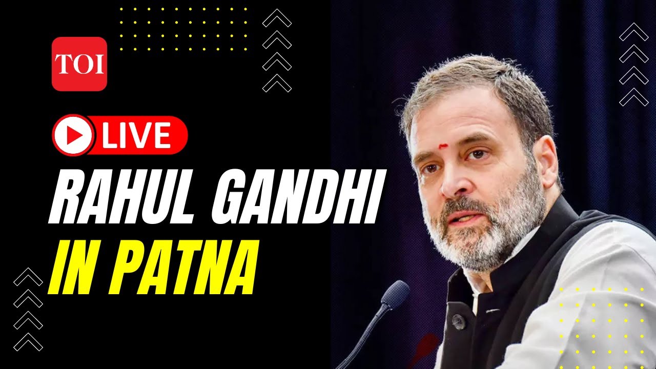 RAHUL GANDHI LIVE | Rahul Gandhi, Mallikarjun Kharge in Bihar | Opposition meeting in Patna |