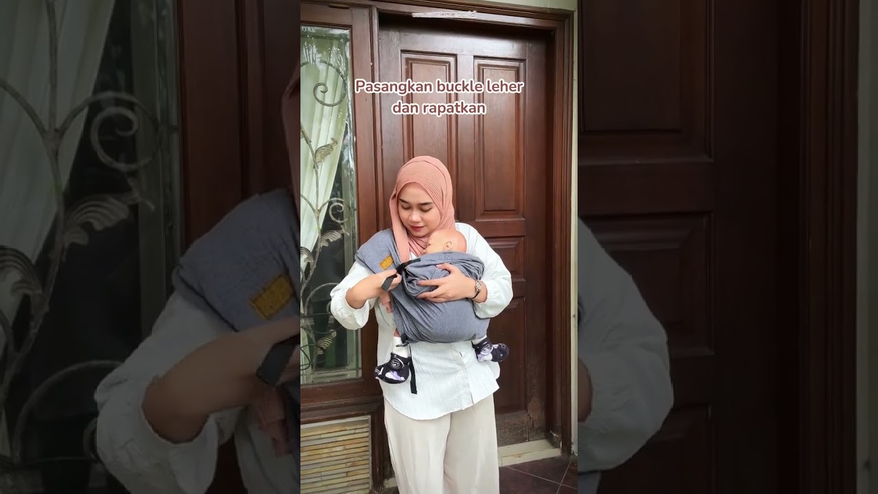 Gendongan Bayi CuddleMe-Tutorial gendong newborn pakai geosfit air