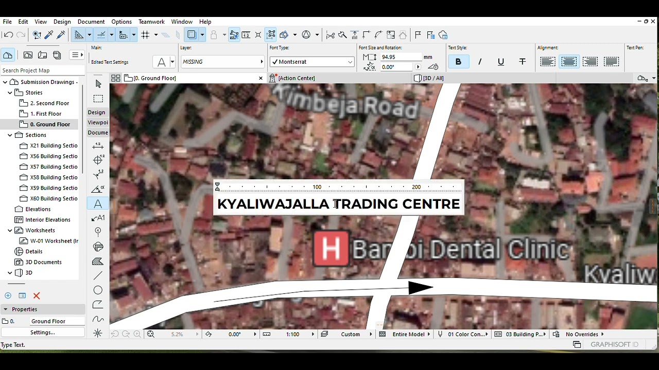 Easy way to create a site location plan in Archicad
