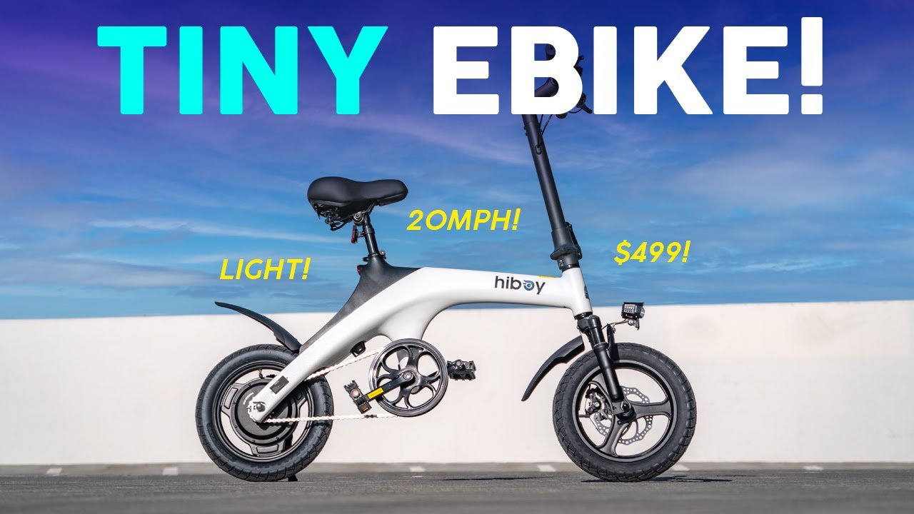 I Survived a Day On a Tiny E-Bike! – Hiboy C1 Electric Bike Review!