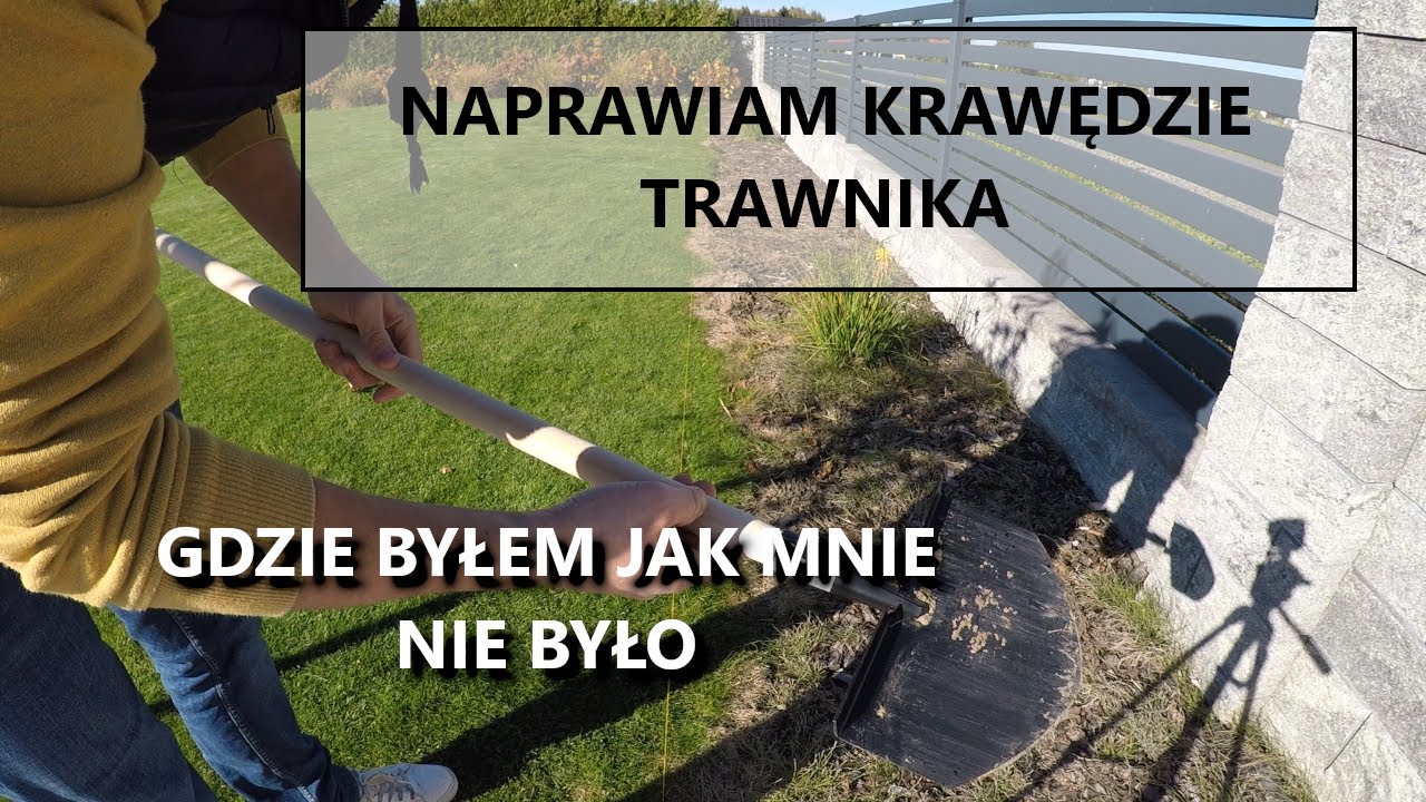 NAPRAWA KRAWĘDZI TRAWNIKA(trawnik, krawędziowanie trawnika, koszenie, kosiarka, zraszacze)