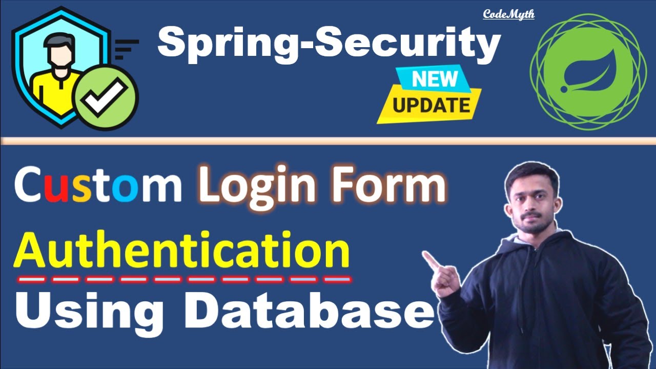 🔐 [HINDI] Spring Security Login Form Example with Database Authentication 🪪 | Spring Security Course
