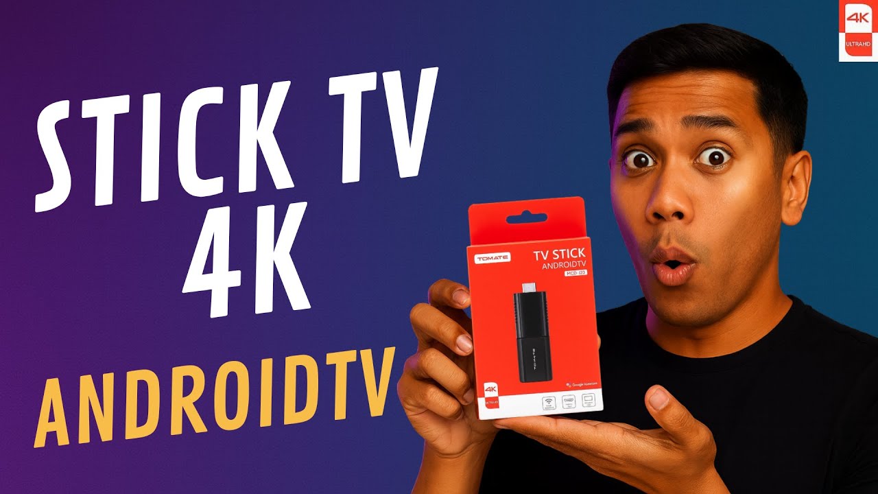 STICK TV 4K MCD-123 da Tomate - O Melhor Androidtv CUSTO-BENEFÍCIO
