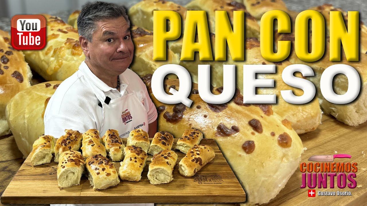Como hacer PAN CON QUESO en casa muy fácil.!