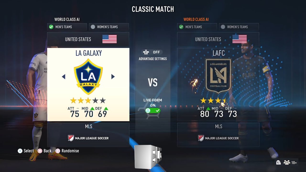 Major League Soccer MLS Ratings & Kits FIFA 23