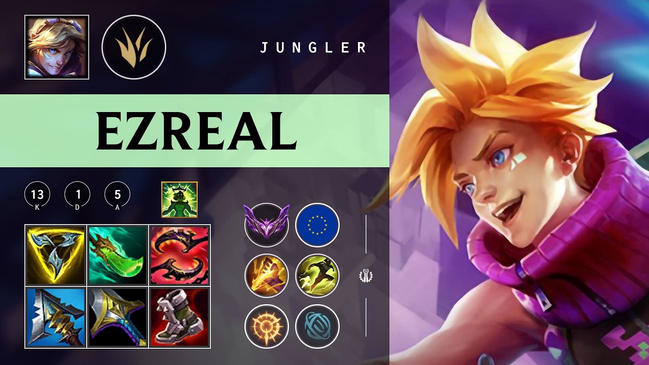 Ezreal Jungle vs Vi - EUW Master Patch 26.07