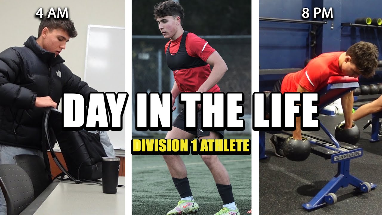DAY IN THE LIFE OF A D1 ATHLETE (SOCCER PLAYER)