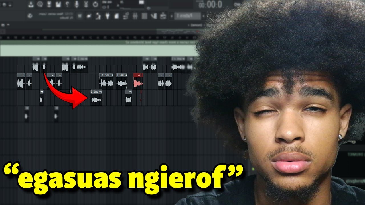 making a song but i have to rap my vocals reversed...