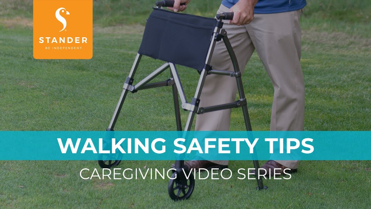 Walking Safety with the Stander EZ Fold-N-Go Walker and Rollator