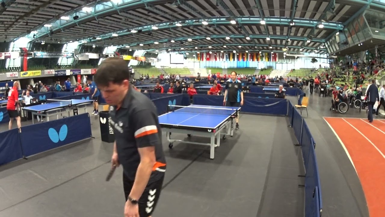 DEM Para Tischtennis Sindelfingen 2024 Ritschel Günther vz. Rösenberg S.  2.  Satz