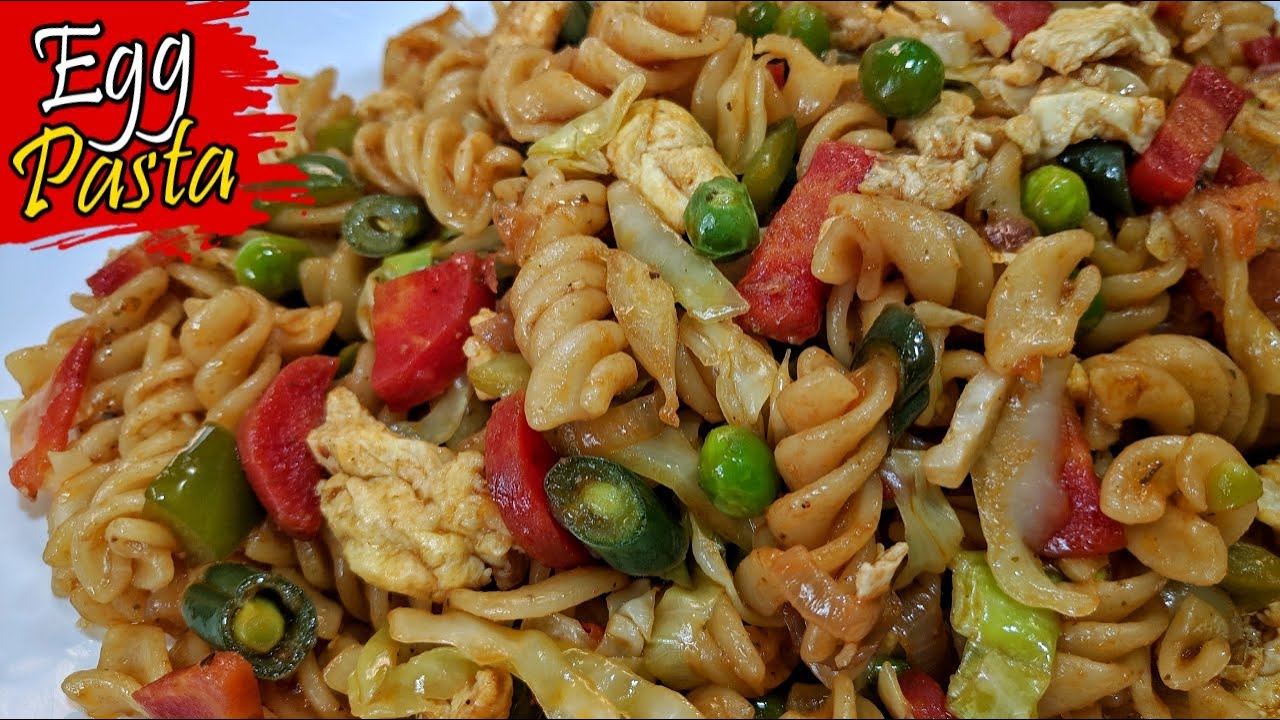 Egg Pasta Recipe in Bengali - ডিম দিয়ে স্পাইসি পাস্তা রান্না - Home Made Spicy Egg Vegetable Pasta