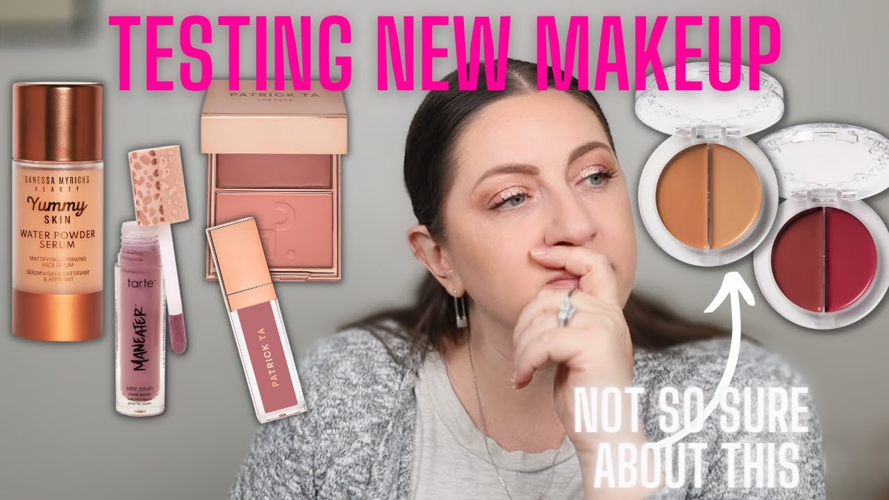 Testing New Makeup Releases: PATRICK TA BLUSH, KVD DUOS, DANESSA MYRICKS YUMMY SKIN + MORE